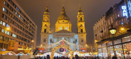 De sfeervolle kerstmarkt van Boedapest.