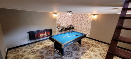 Entertainment in huis; de pooltafel